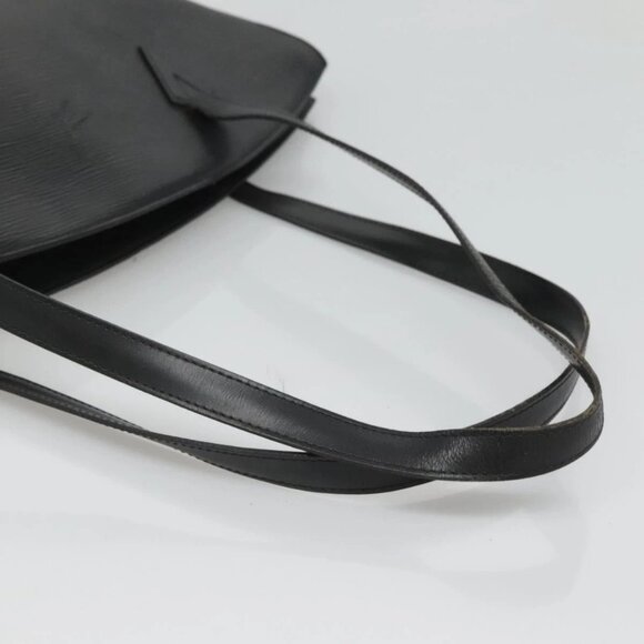 LOUIS VUITTON Epi Saint Jacques Shopping Shoulder Bag Black M52262 Auth 119122 - Picture 8 of 16